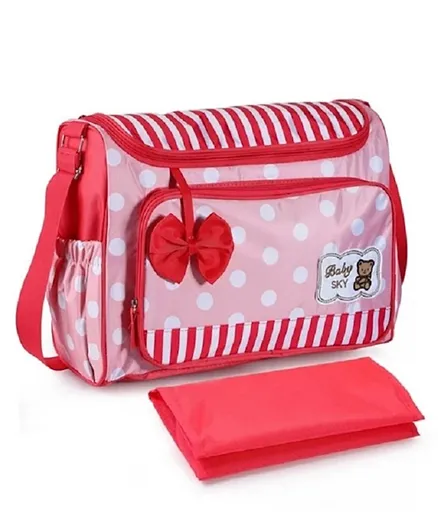 Night Angel Baby Diaper Bag For Strollers - Pink