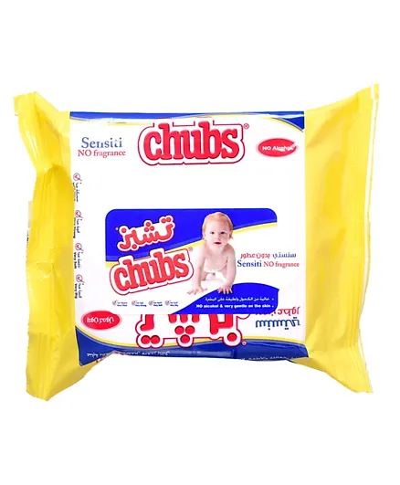 Chubs Aloe & Chamomile Flow Pack Baby Wipes - 20 Wipes