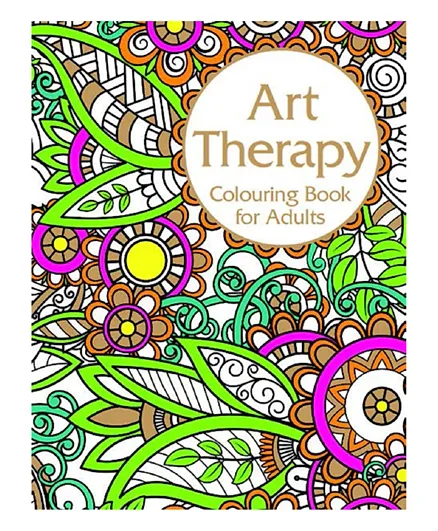 SAKHA Art Therapy Colouring Book For Adults - English