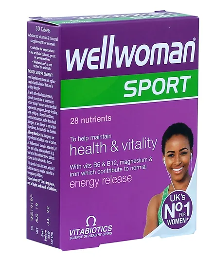 Vitabiotics Wellwoman Sport - 30 Tablets