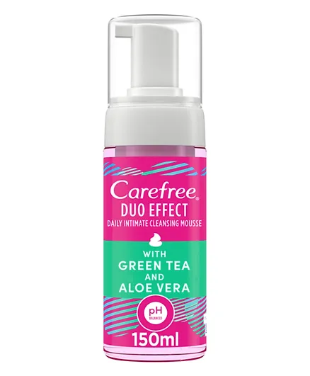 Carefree Daily Intimate Cleansing Mousse Duo Effect - 150mL