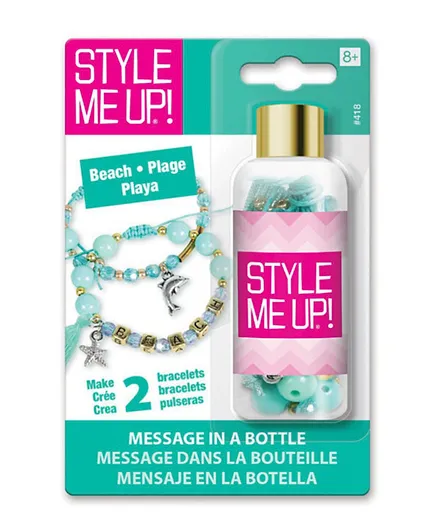 Style Me Up Message In A Bottle Beach - Pink
