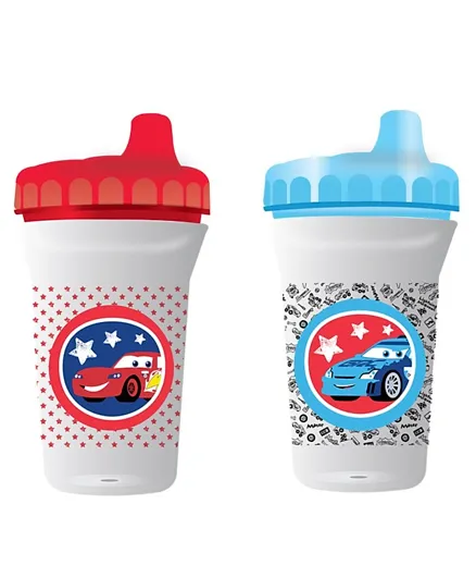 Disney Cars Baby Sippy Cup Pack of 2 - 300 ml