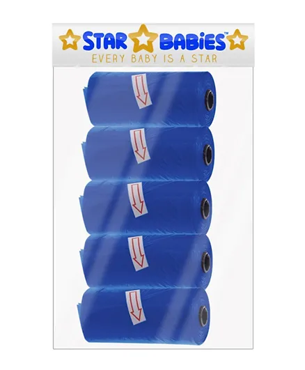 Star Babies Scented Bag, Pack of 5 - Navy Blue