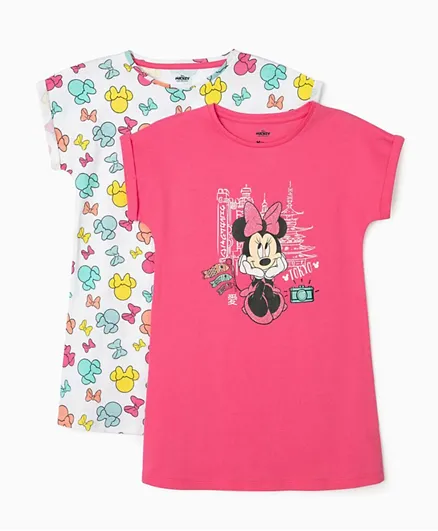 Zippy 2 Pack Minnie Mouse T-Shirt - Multicolor