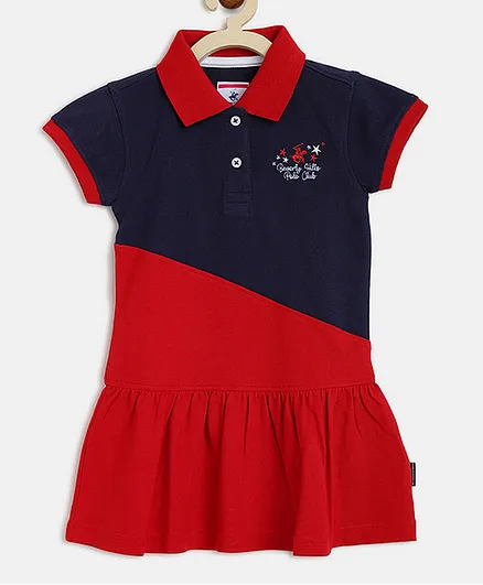 Beverly Hills Polo Club Fashion Polo Dress - Multicolor