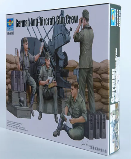 Trumpeter German Anti Aircraft Gun Crew Construction Set - Multicolour