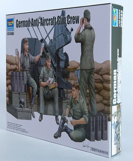 Trumpeter 1:35 FG00432 German Anti-Aircraft Gun Crew - Multicolour