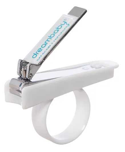 Dreambaby Nail Clippers With Holder - White