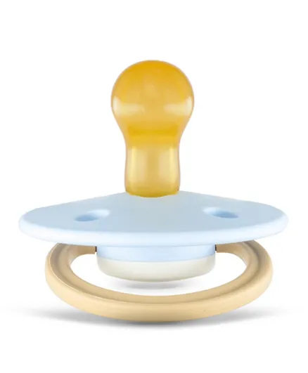 Rebael Fashion Natural Rubber Round Pacifier - Cold Pearly Lion