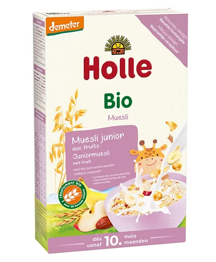 Holle Organic Junior Muesli Multi-grain with Fruit - 250 gm