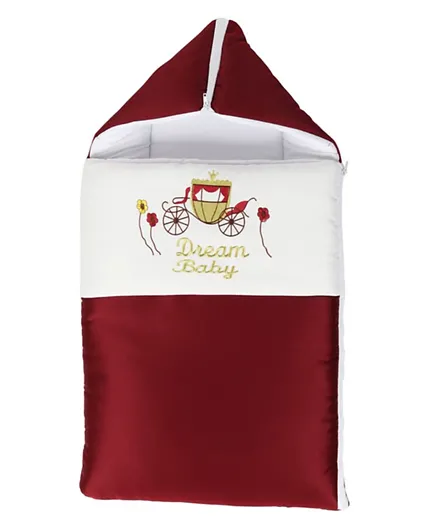 Little Angel Baby Sleeping Bag - Red/Cream