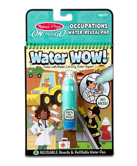 Melissa & Doug On the Go Water Wow Occupations - Multicolour