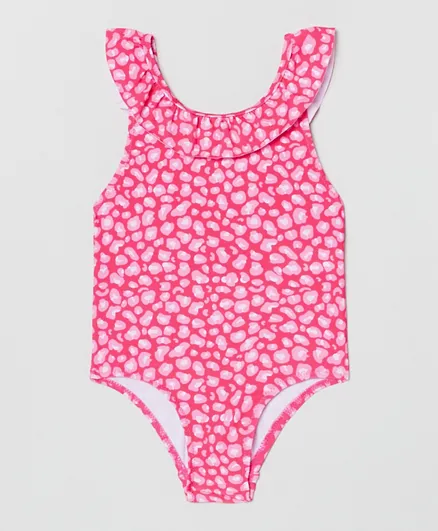 OVS Printed Swimsuit - Pink