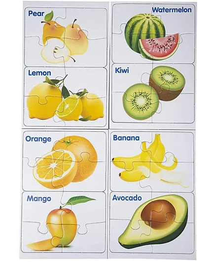Funskool Fruits & Vegetables Puzzles - 32 Pieces