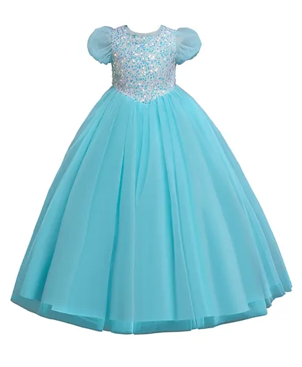 DDaniela Princess Maxi Dress - Sky Blue
