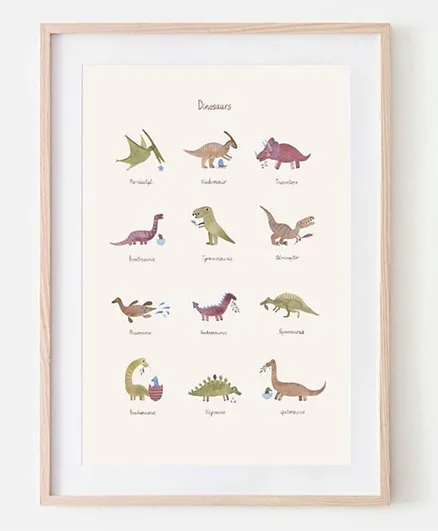ملصق كبير من موشي - الديناصورات