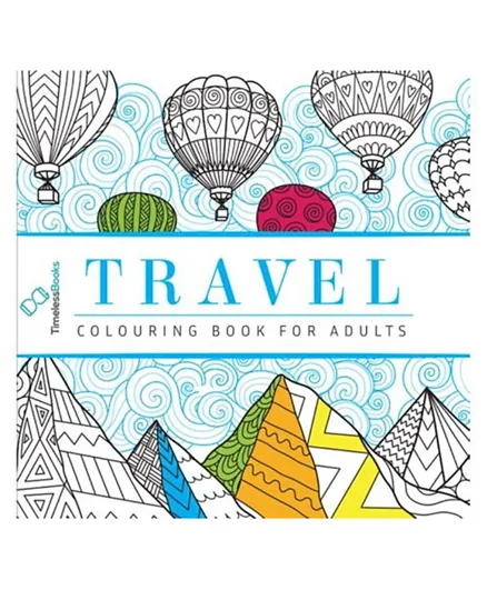 Pegasus Travel Colouring Book For Adults - English