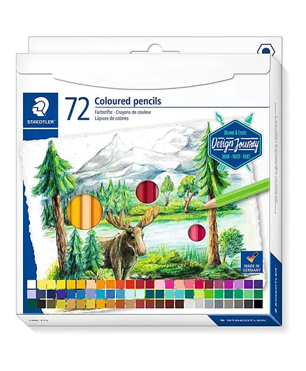 Staedtler Coloured Pencils Permanent Set Pack of 72 - Assorted