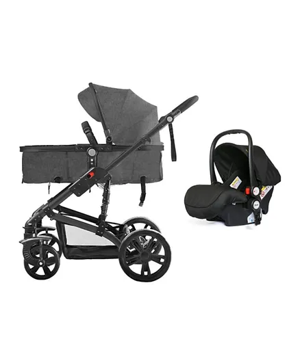 Teknum 4 in 1 Travel System with Car Seat - Space Grey