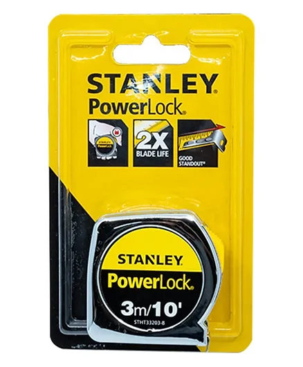 Stanley PowerLock Tape - 3m