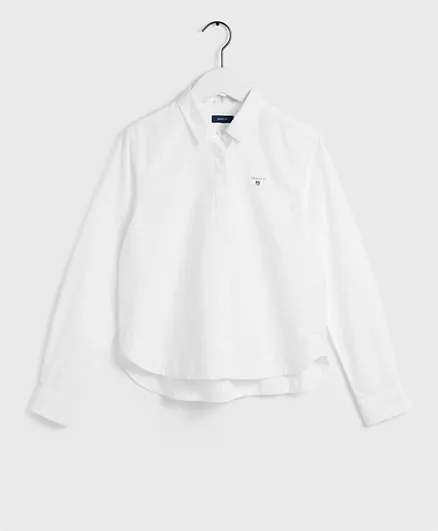 Gant Poplin Shirt - White