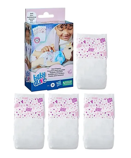 Baby Alive Doll Diaper Refill with Accessories