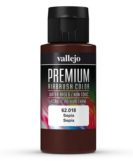 Vallejo Premium Airbrush Color 62.018 Sepia - 60mL