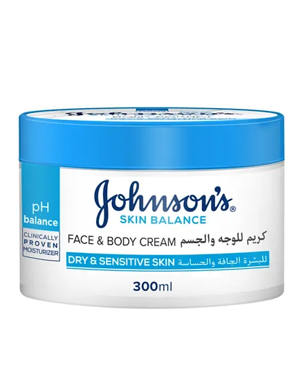 Johnson's Skin Balance Face and Body Cream - 300mL