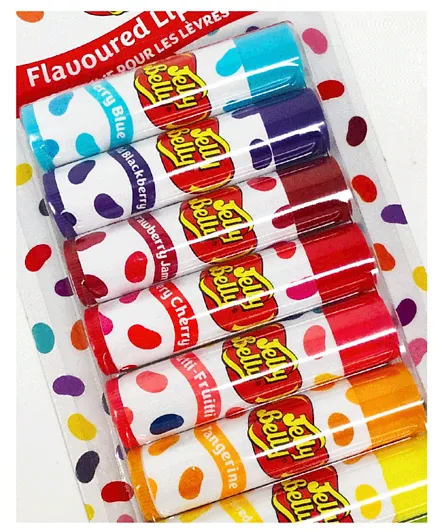 Jelly Belly Lip Balm Party Multicolor - Pack of 8