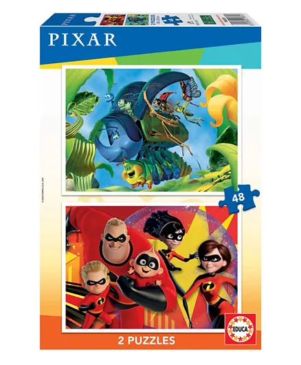 Educa Pixar The Incredible Puzzle Set Pack of 2 - 96 Pieces