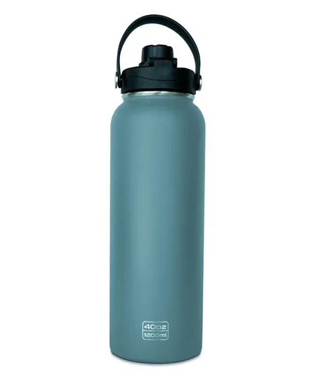 زجاجة ماء وايسي من الفولاذ المقاوم للصدأ - فحم - 1200 مل