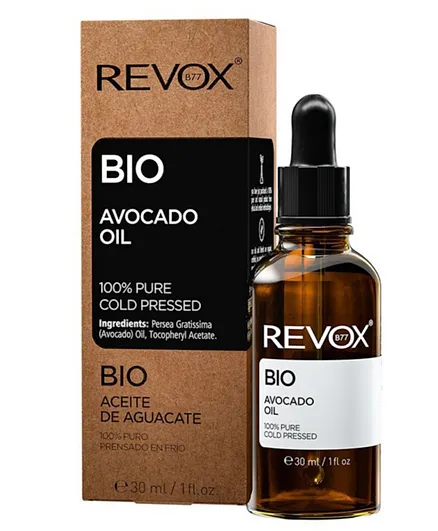 REVUELE Revox 100% Pure Cold Pressed Avocado Oil Bio - 30mL