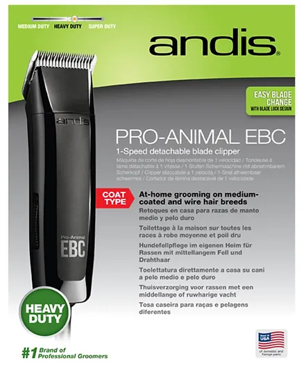 Andis MBG-4 EBC Pro Animal Detachable Blade Single Speed Clipper