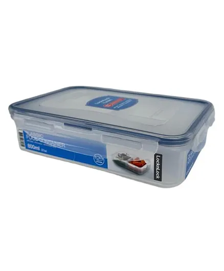 LocknLock Food Container Rectangle with Divider HPL816C - 800mL
