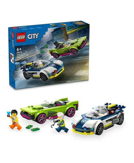 LEGO City Police Car And Muscle Car Chase - 213 Pieces