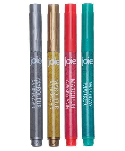 Joie Wine Glass Markers - Pack of 4