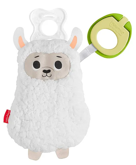 Fisher Price Clipimals Universal Pacifier Holder Llama - White