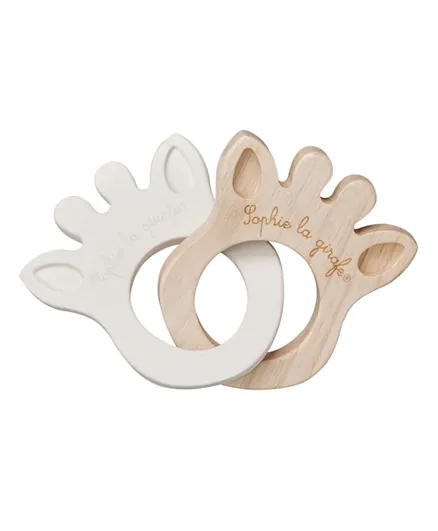 Sophie la Girafe So'Pure Silhouette Rings - 2 Pieces