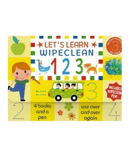 Wipe Clean Pack 123 - English