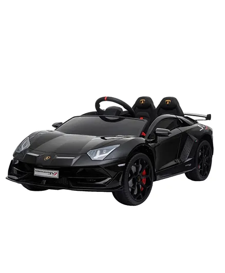 Babyhug Lamborghini SVJ Licensed Battery Operated Ride On with  Music & Lights and Remote Control - Black