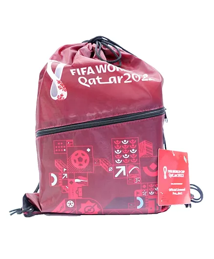 FIFA 2022 Kasheeda Drawstring Bag - Maroon