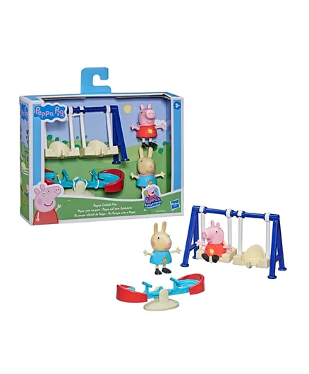 Peppa Pig Peppas Adventures Peppas Outside Fun Preschool Playset