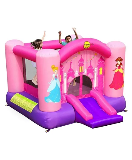 Happy Hop Princess Slide & Hoop Bouncer 9201P - Pink