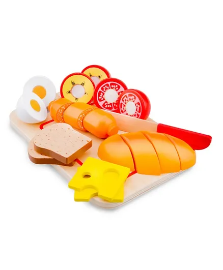 New Classic Toys Cutting Meal Breakfast - 11 Pieces