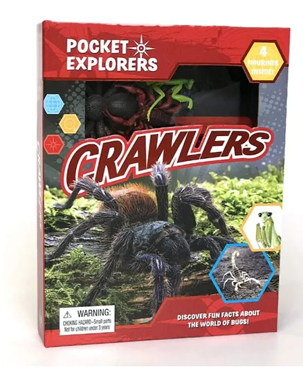 Phidal Crawlers Pocket Explorers Book - English