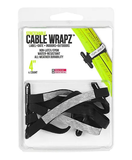 Alliance Gear Wrapz Stretchable Cable Wrap - 4 Pieces