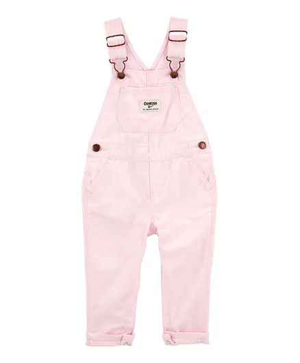 Carter's Twill Overalls - Pink