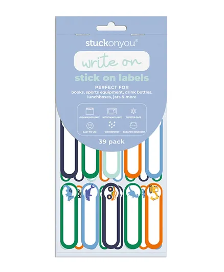 Stuck On You Revs and  Roars Stick On Labels - 39 Pieces