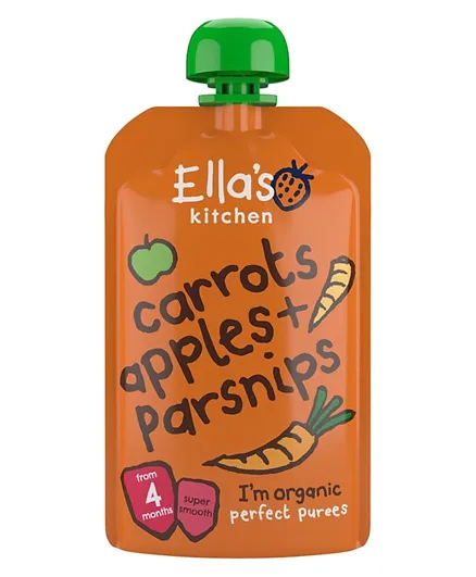 Ella's Kitchen Organic Carrots Apples + Parsnip - 120g